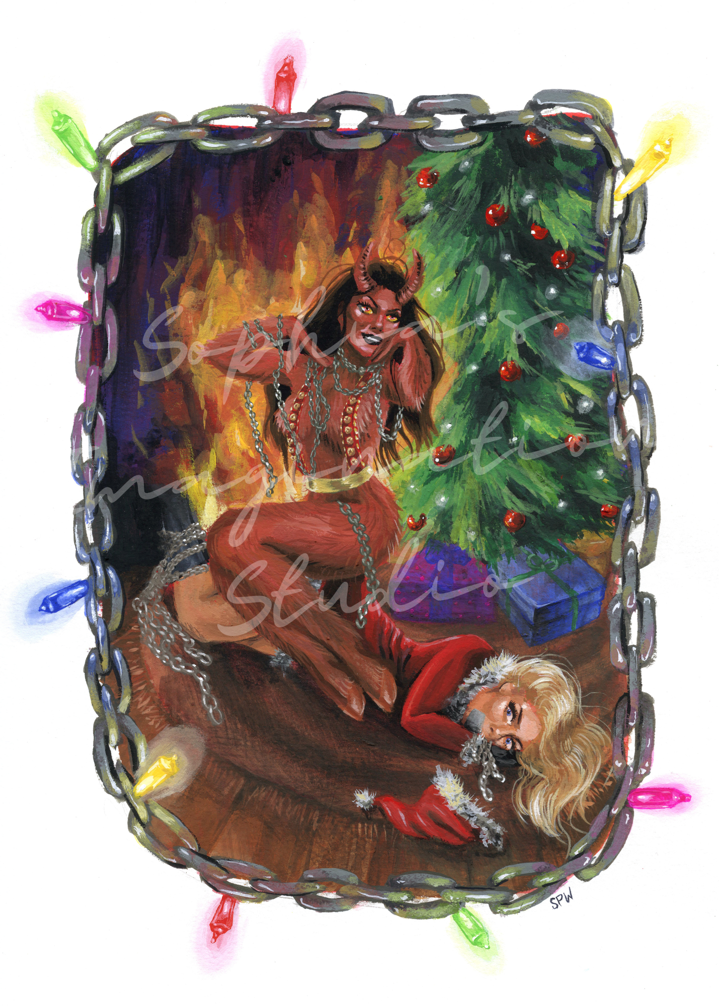 The Naughty List Print