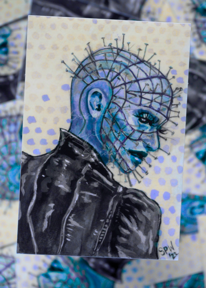 Horror Icon Sticker | Pinhead