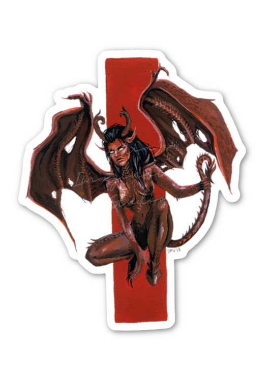 Cryptid Sticker | Jersey Devil